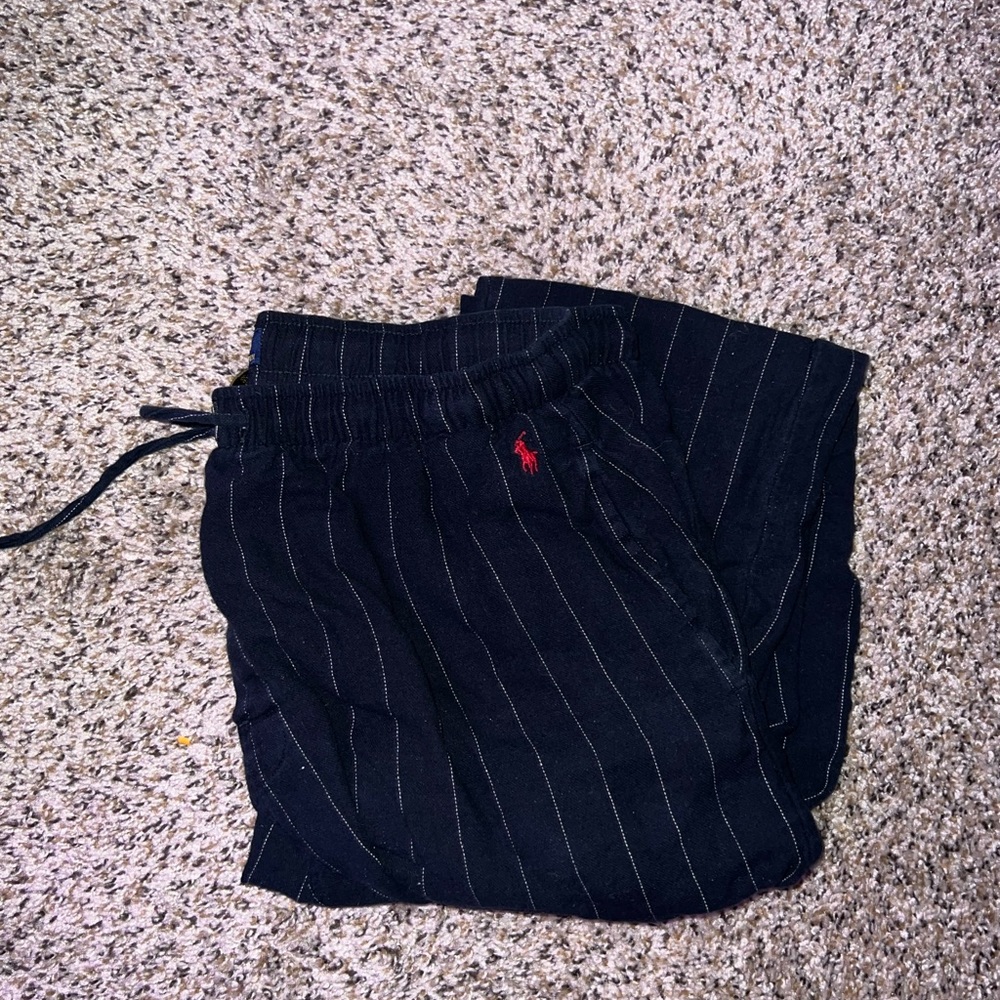 Ralph Lauren Black Pinstripe Pants